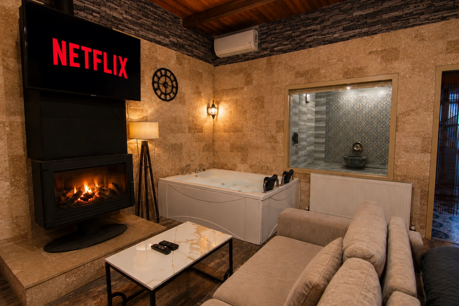Türk Hamamı, Sauna ve Jakuzili Deluxe Oda